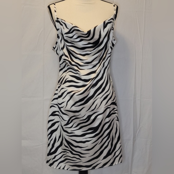 SHEIN Dresses Zebra Slip Dress Poshmark